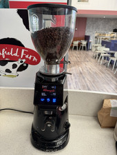 Fiorenzato F83E Commercial Coffee Bean Burr Grinder, Digital Controls, Black