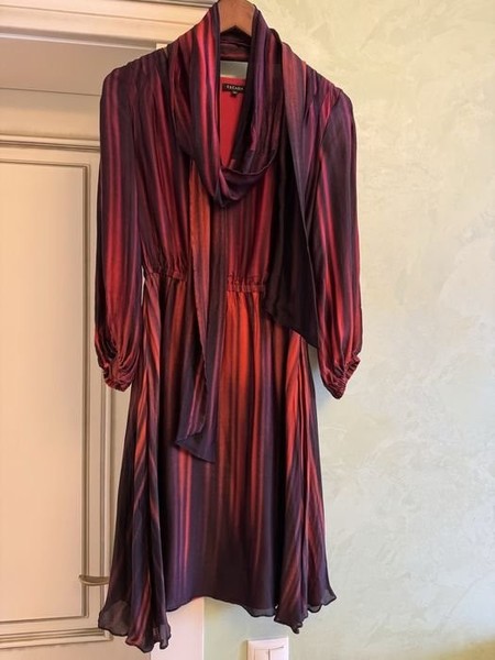 Women Escada Dress Multicolor Silk 34