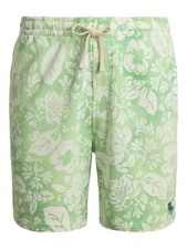 Polo Ralph Lauren Terry Floral Tropical Spa Terry Shorts Mens XL Green NWT 125