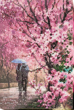 Umbrella Bead Embroidery Kit DIY Handmade Beading Craft Set Gift