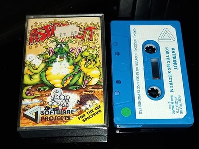 Astronut - Sinclair ZX Spectrum 48k Cassette - Software Projekte