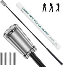 Golf Swing Trainer Aid, Weighted Golf Grip Trainer for Improve Swing Speed and C