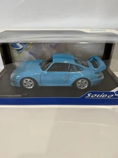 1/18 Solido 1997 Riviera Blue Porsche 911 (993) Clubsport