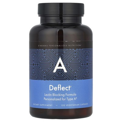 2 X D'adamo, Deflect� A, Lectin Blocking Formula, 120 Vegetarian Capsules