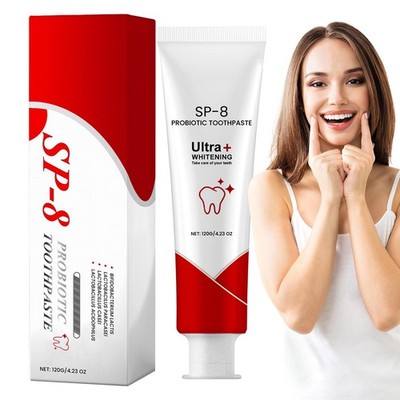 SP8 Probiotic Toothpaste for Oral Health Care, 4.2 Ounce
