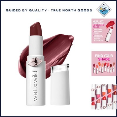 High-Gloss Lipstick Tube with Nourishing Seed Oils, Raining Rubies Color