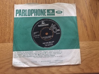 The Beatles - Can't Buy Me Love 1964 Parlophone R 5114 First UK Pressing
