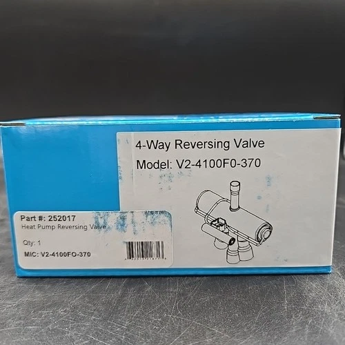 Ranco V2-4100F0-370 5/8" x 3/8" Heat Pump Reversing Valve Less Coil Tube Pipe