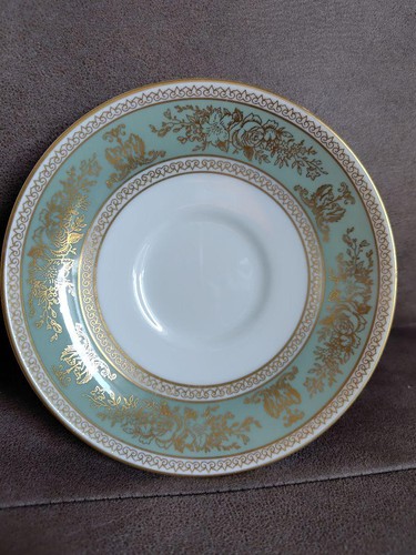 Wedgwood Columbia Sage Green 1-Piece Cup & Saucer Used, some stains - Picture 7 of 7