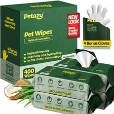 Pet Wipes for Dogs and Cats Hypoallergenic Dog Wipes for Cleaning Deod