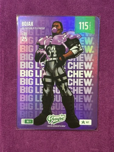 Bojax Bo Jackson Battle Arena NSCC Big League Chew Grape Foil BLC-1 ALT SSP