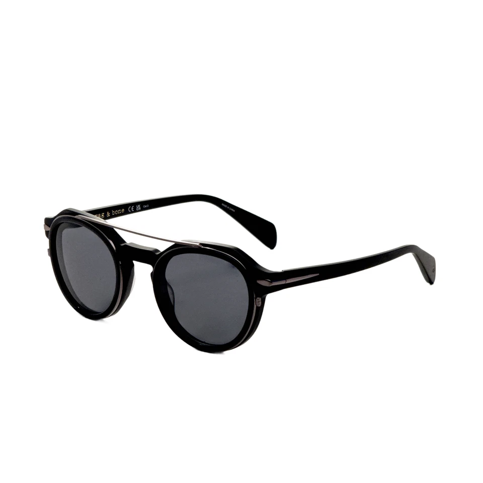 Rag & Bone Men's 51 mm Black Sunglasses RNB6006-S-807-51