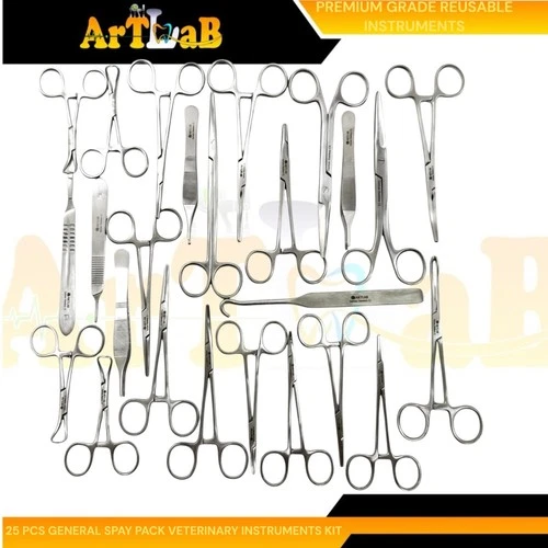 85 Pcs General Surgery Spay Pack | Surgical Veterinary Instruments | German Grad - product listing photo