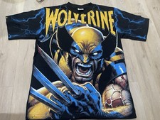Wolverine X-MEN Marvel Modern Boot AOP T-Shirt - Size XL