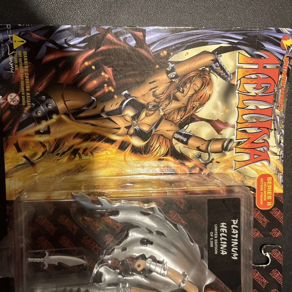 FIGURA DE ACCIÓN SKYBOLT TOYZ HELLINA SERIE 2 HELL BORN PLATINUM HELLINA LIMITED Foto 3 de 4