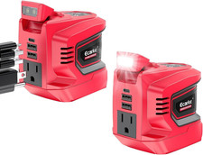 Power Inverter Compatible with Milwaukee 18V Battery 200W Portable Power Station