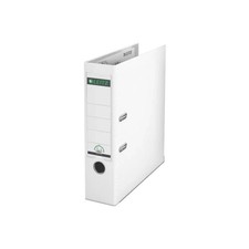 Image of Leitz 180 Lever Arch File Poly 80mm A4 White (Pack of 10) 10101001