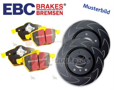 EBC Blade Black Bremsscheiben & Beläge vorne für Saab 9-3 YS3D :: 1998 >> 2002