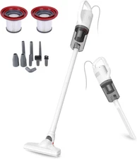 Stick Vacuum Cleaner, Corded Handheld Vacuum Cleaner Mini Electric Broom for Pet