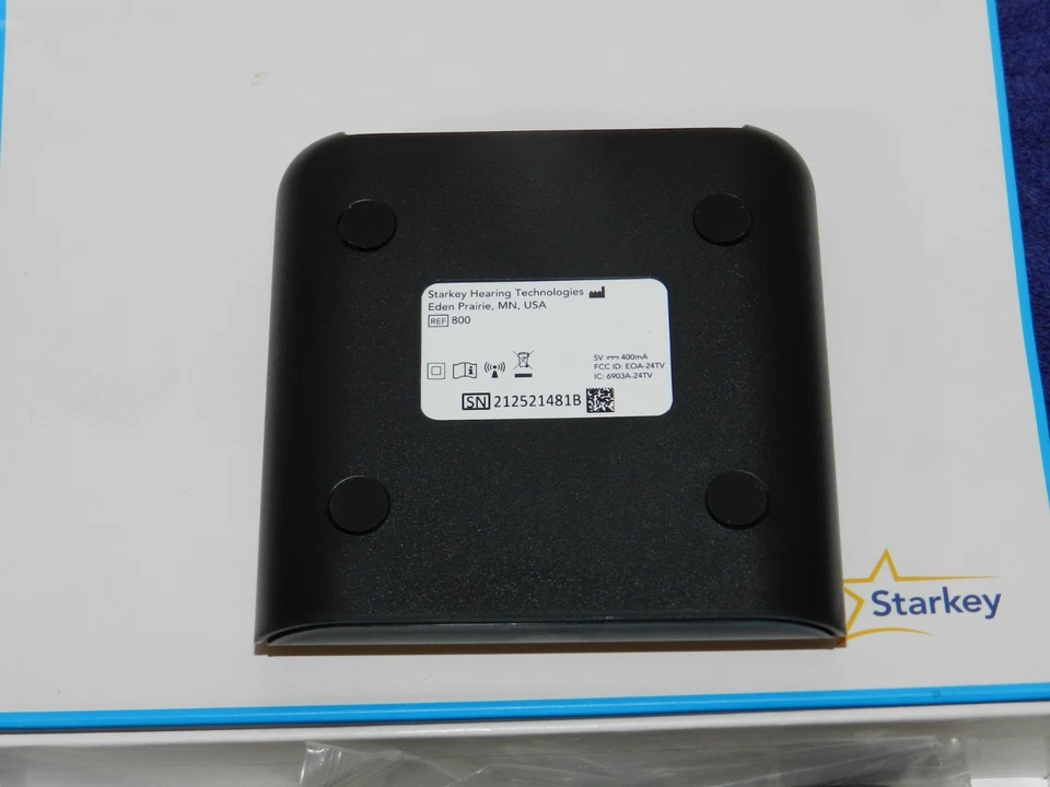 Transmisor de TV Starkey Hearing Technologies 2,4 GHz Stream Audio TV 800 nuevo NIOB Foto 3 de 3