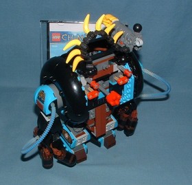 LEGENDS OF CHIMA, GORZAN'S GORILLA STRIKER SET NO. 70008 - LEGO - 2013 - USED