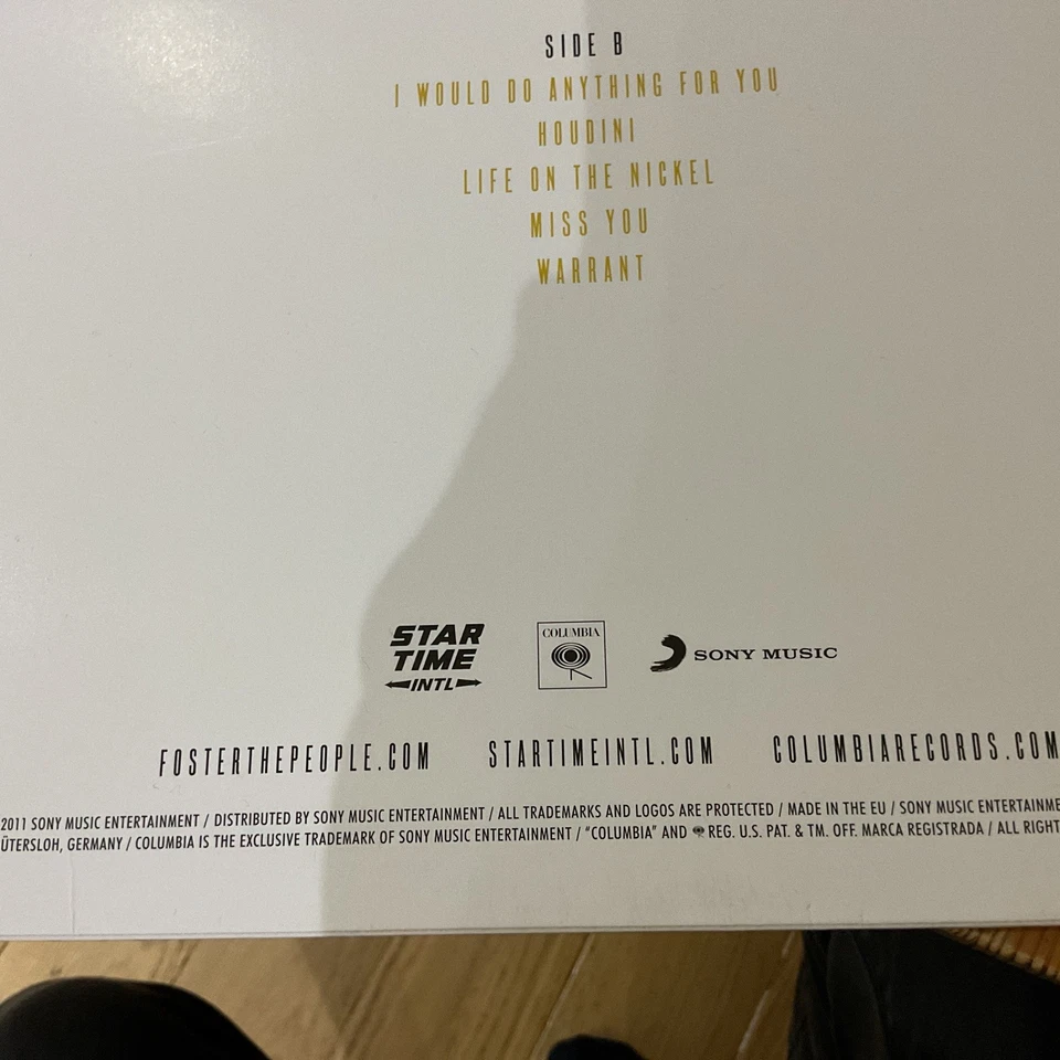 Foster The People - Torches - 2011 First UK Vinyl Pressing - NM/EX - Image 4 of 4