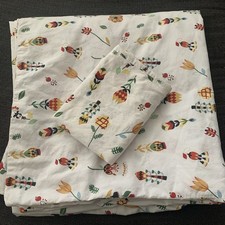 Copripiumino + federa Ikea Rosenfibla scandinavo nordico arte popolare fiori