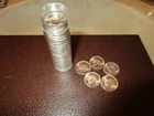 A FULL ROLL OF 1964-P SILVER ROOSEVELT DIMES - ALL BRIGHT WHITE GEMS