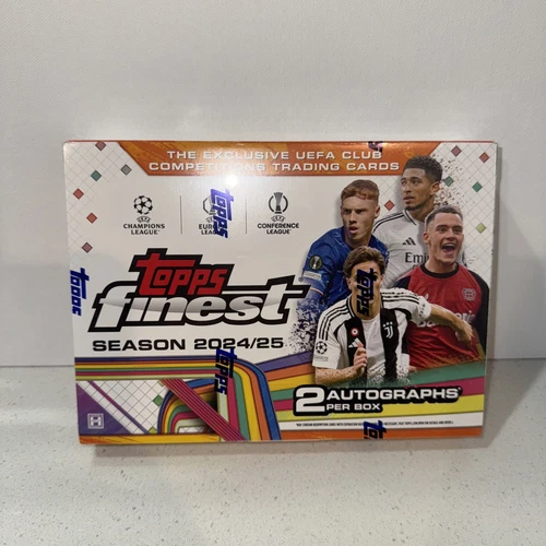 Topps UEFA Club Competitions Finest UCC Hobby Soccer Box Football 2024-25