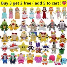 Super Mario Bros. Plush Toy Stuffed Doll Soft Animals Kids Birthday Xmas Gift US