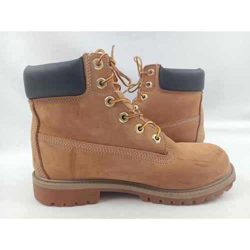 Timberland 12909 Niños 6 Pulgadas Premium Trigo Impermeable Cuero Botas Talla 5.5M - Imagen 10 de 14