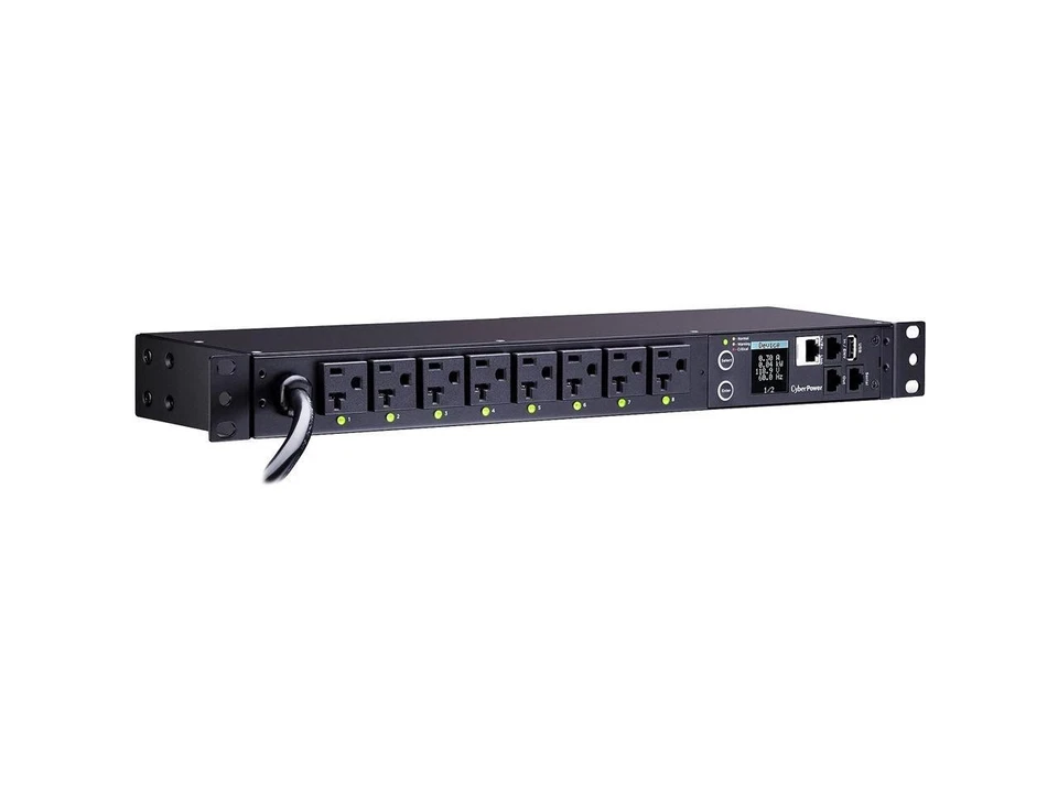 CYBERPOWER PDU41002 Switched PDU 20A 1u 8 Out 120V - Image 4 of 4