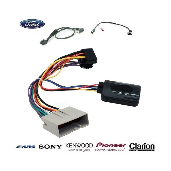 Commande au volant Ford Edge pour autoradio Kenwood avec interface complete