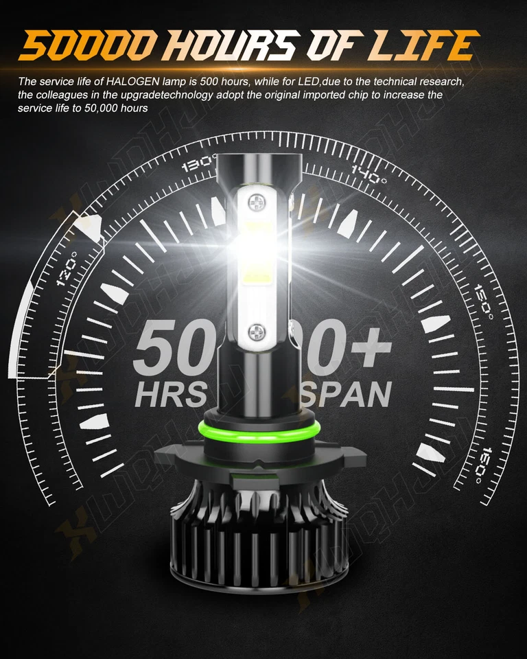 For Chevy Camaro 1996-2002 Combo 9005 9006 881 LED Headlights+Fog Lights Bulbs - Image 2 of 4