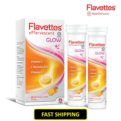Vitamin C Flavettes Glow For Adult Immunity Orange Flavour X 2 box