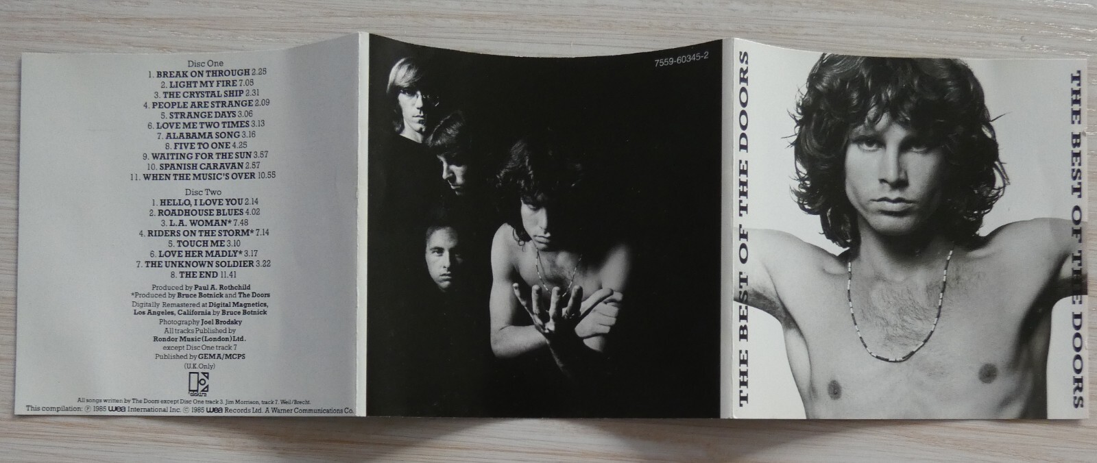 2 CD ALBUM THE VERY BEST OF THE DOORS 19 TITRES 1985 COMPILATION eBay