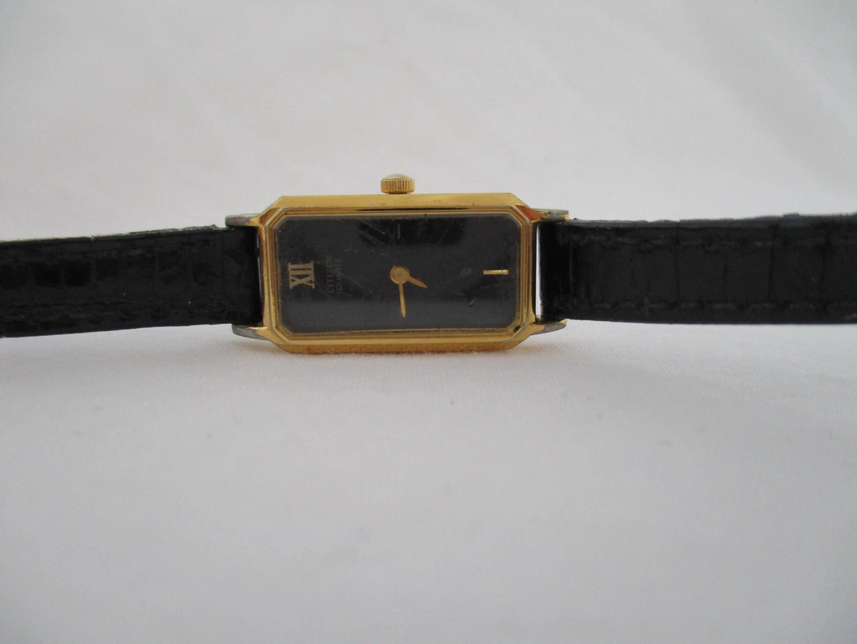 Gold citizen deals watch black face
