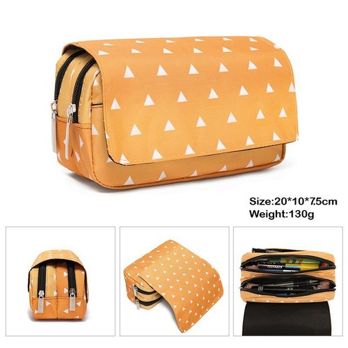 Astuccio portamatite studente Demon Slayer Kamado Nezuko borsa cancelleria anime regalo - Foto 7 di 37