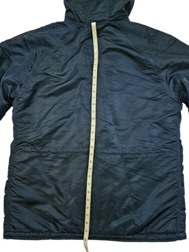 *HOT VTG Men's ALPHA INDUSTRIES @ N-3B PARKA EXTREME COLD HOOD NAVY BLUE Coat M - Picture 16 of 16