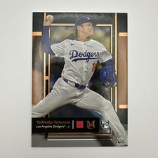 Yoshinobu Yamamoto RC 2024 Topps Museum #9 Dodgers Copper + Base Rookie