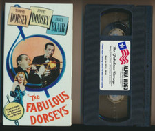 The Fabulous Dorseys VHS 1996 Alpha Video Mr....
