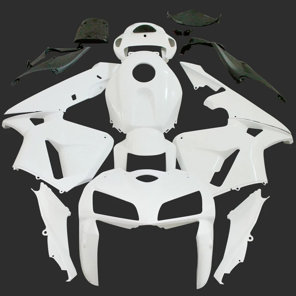 Fairing Kit For 2005-2006 Honda CBR600RR ABS Injection Bodywork Unpainted White - Image 2 of 4