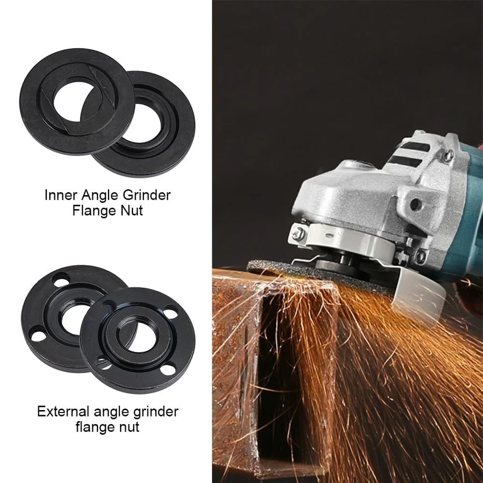 4 Stück Ersatzteile für Winkelschleifer Zubehör mit 125mm Flex Schlüssel und ... - Bild 4 von 4