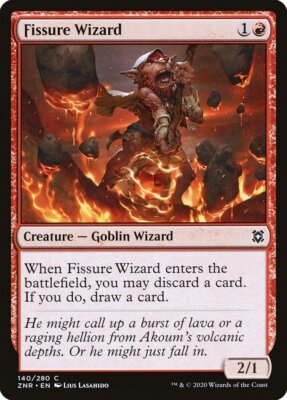 Magic the Gathering (mtg): ZNR: Fissure Wizard - Foil
