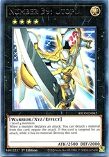 Number 39: Utopia KICO-EN042 Yu-Gi-Oh! Card Light Play 1st Edition