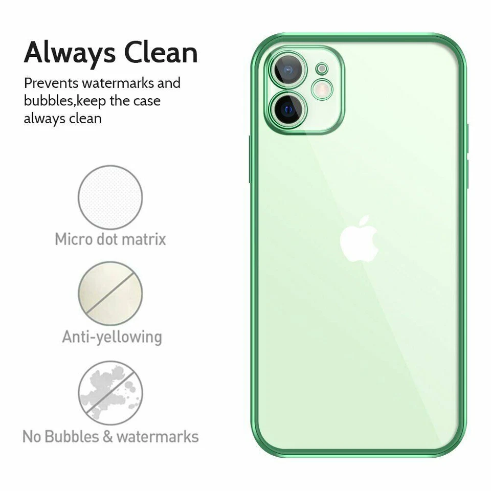 Case For iPhone 17 16 16E 15 14 13 12 11 Pro Max Shockproof Plating Soft Cover - Image 4 of 4