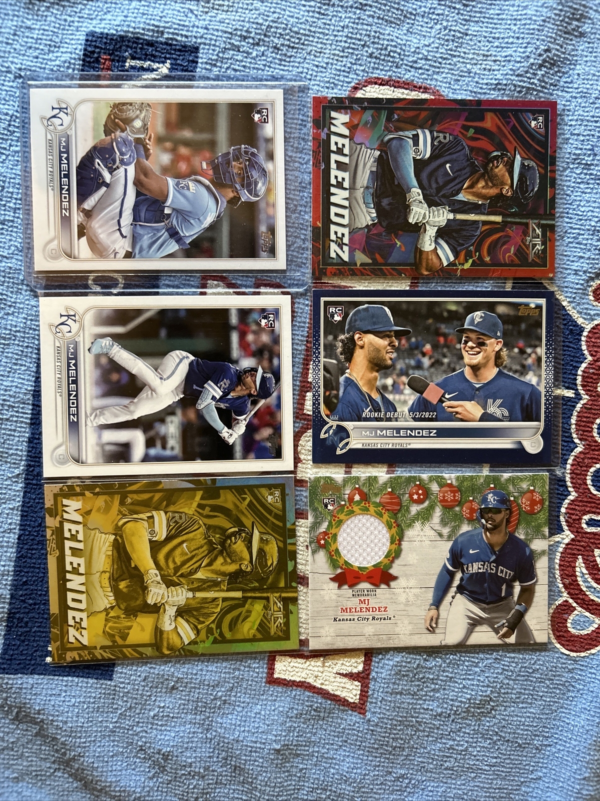 MJ Melendez (RC) 2022 Topps Update Series Rookie Image Variation SP US223 Royals