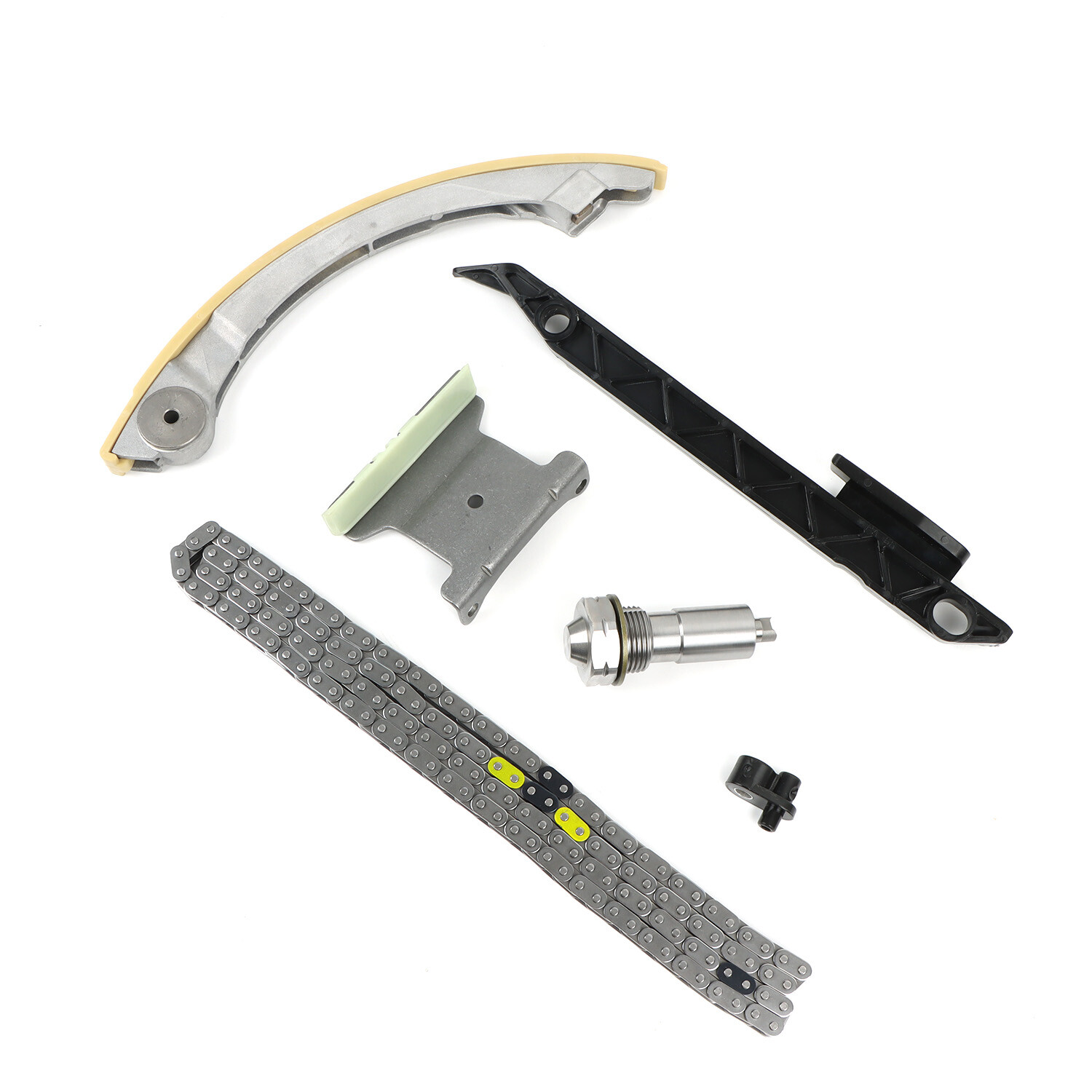 Engine Timing Chain Kit Oil Plug Guide Rails For Chevy GMC Buick Pontiac Saturn