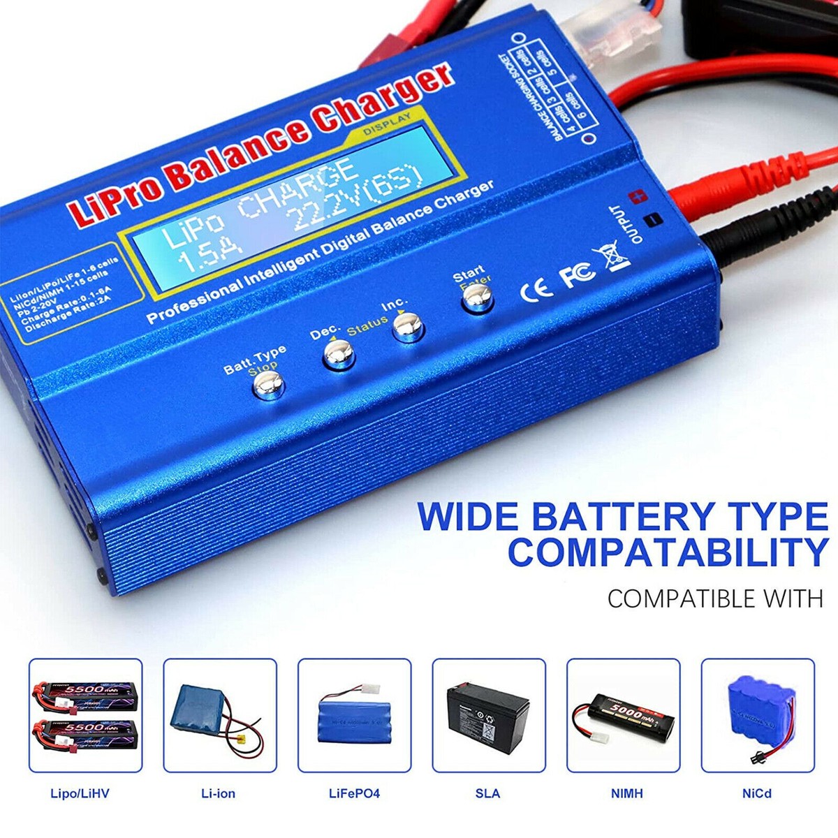 3s Lipo Battery Charger Imax B6AC 80W Digital Battery Balance