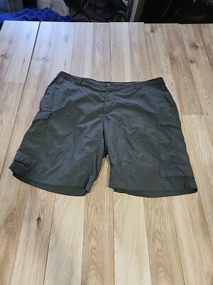 Columbia Sportswear 40'' X 10'' Security Pocket Outdoor Trail Shorts Gray Hiking